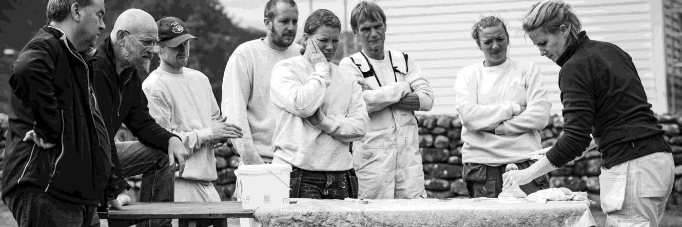 Kurs i linoljemaling ved Stordal kirke med Cecilie Ski Breen.