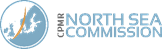Nordsjøkommisjonens logo. Illustrasjon - Klikk for stort bilde